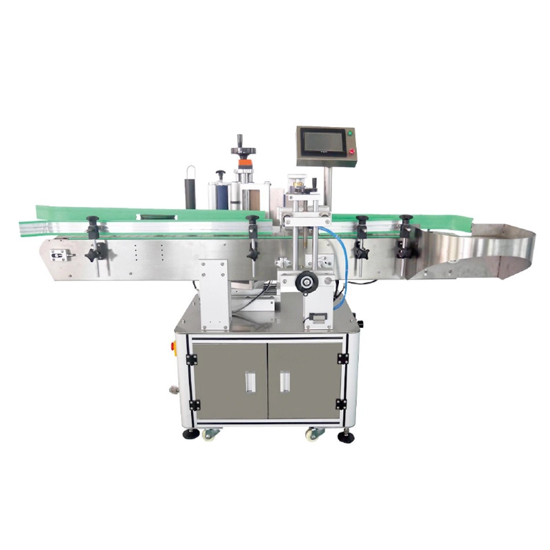 Full automatic vertical positioning round bottle labeling machine