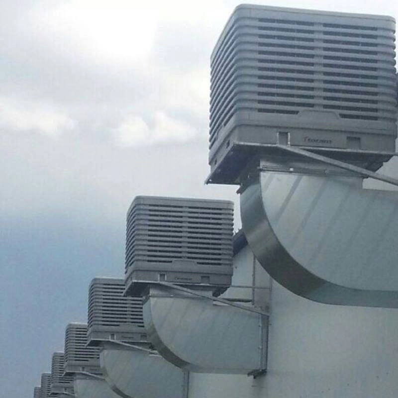 Big Wind Industrial Air Cooler With Water For Factory