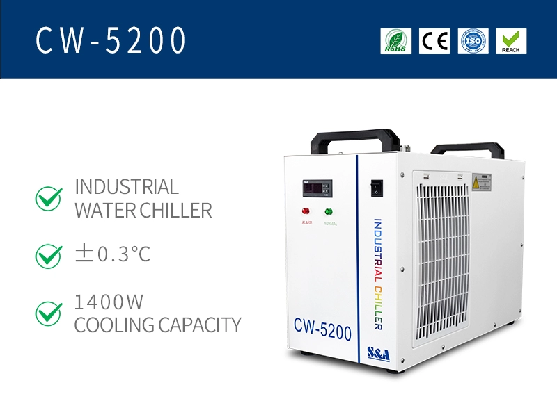 CW 5200 water chiller to cool turbomolecular pump