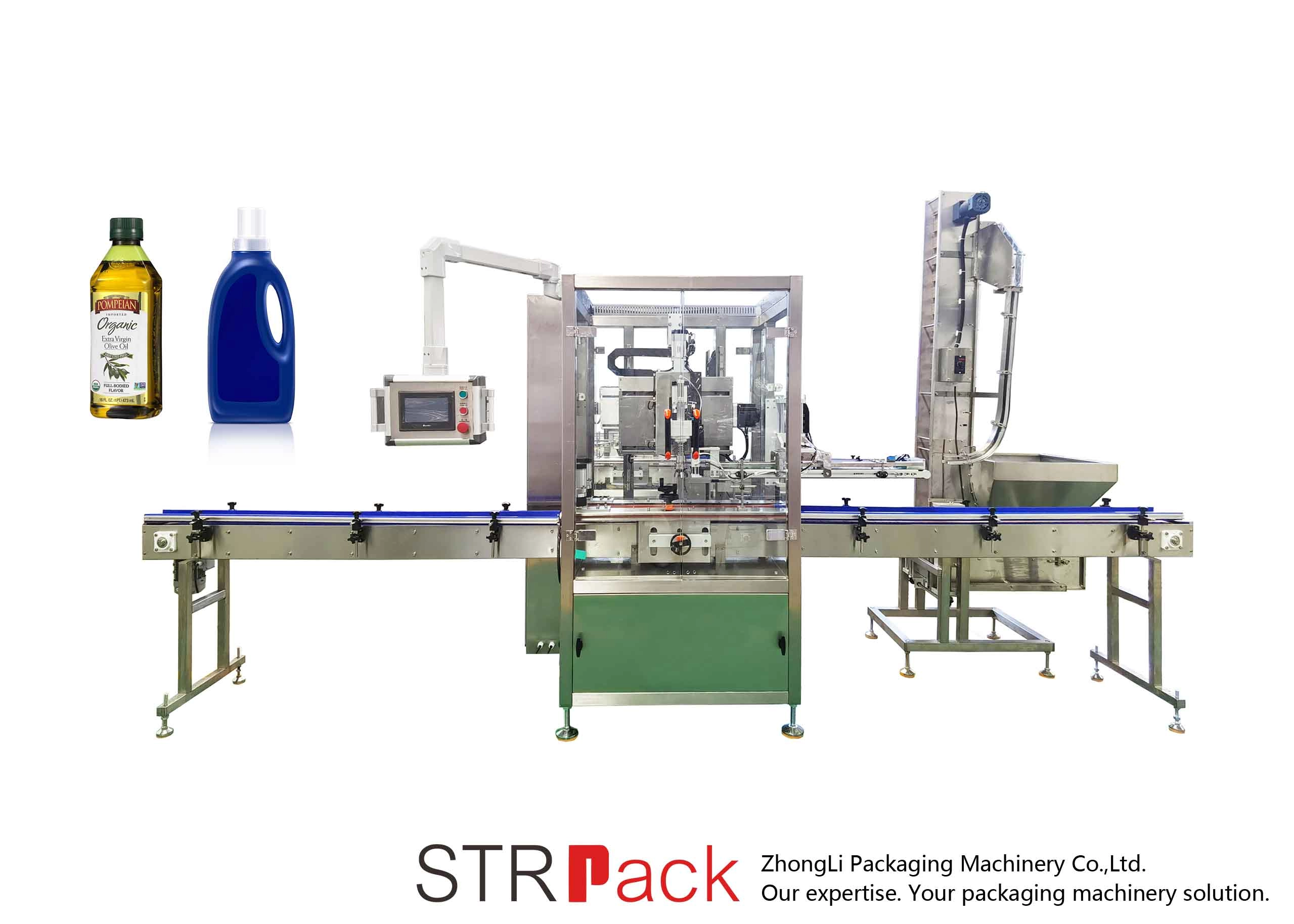 Continuous Style Pick & Place Capping Machine