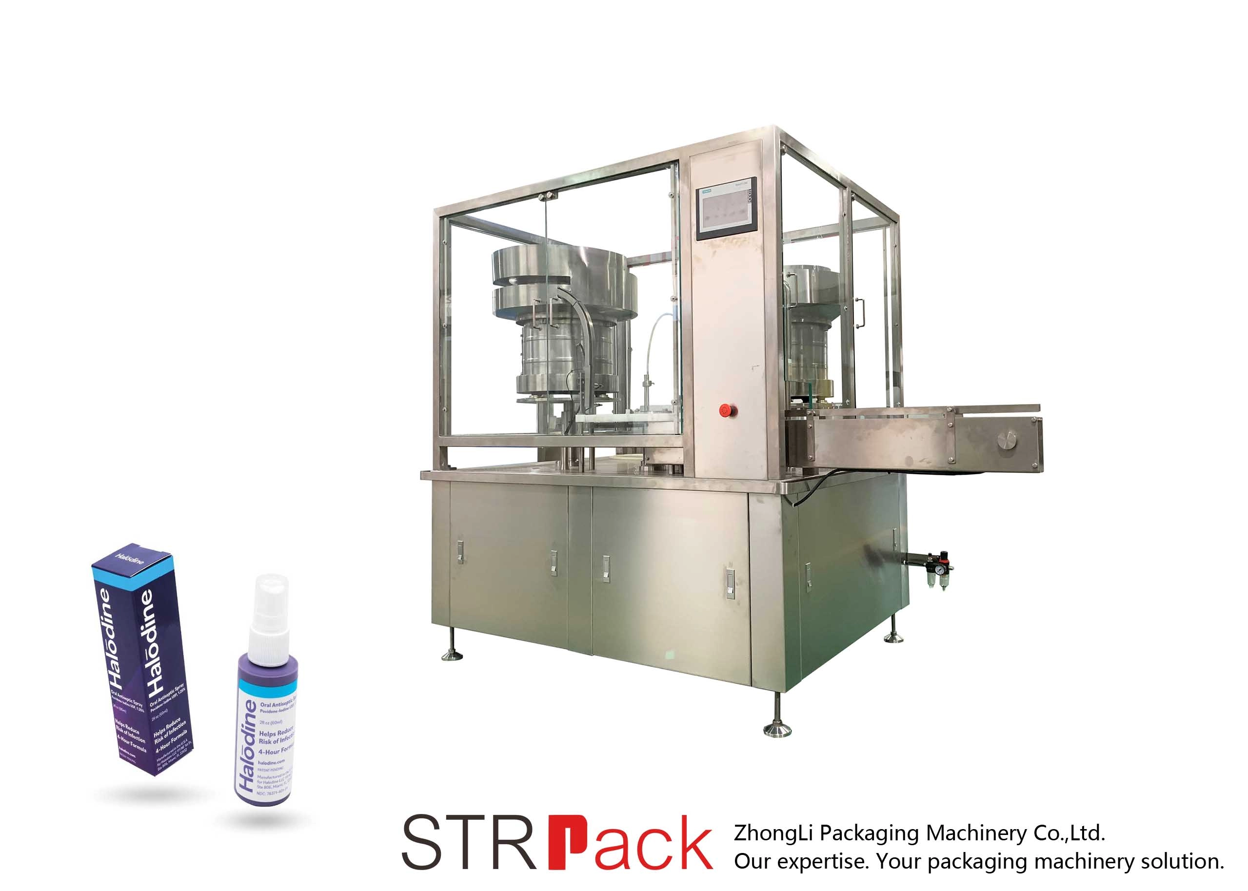 Spray Bottle Filling and Capping Machine