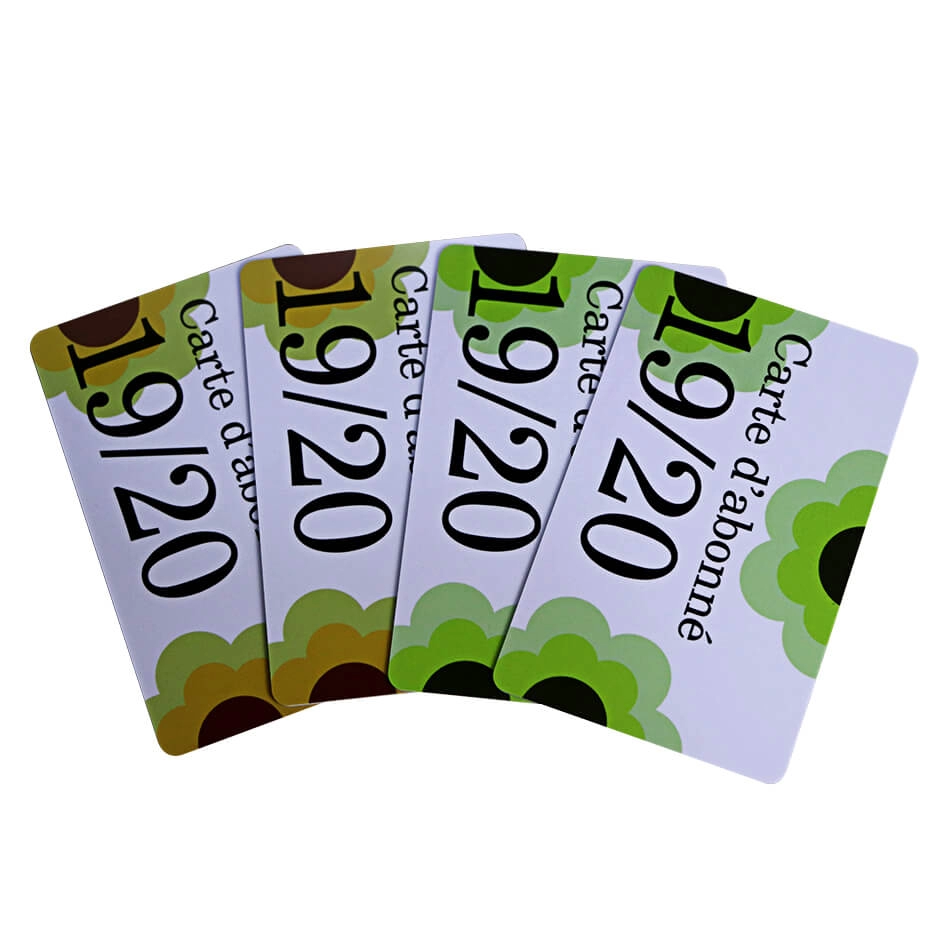 CR80 30Mil Printable Glossy PVC Restaurant Discount Promotion Cards