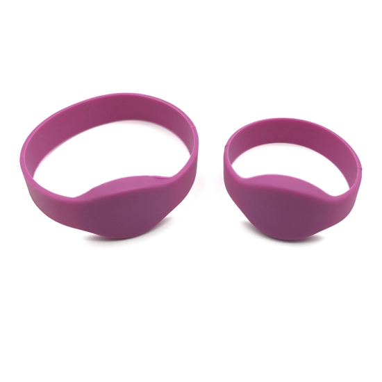 HF 13.56Mhz Waterproof Silicone RFID Festival Wristbands