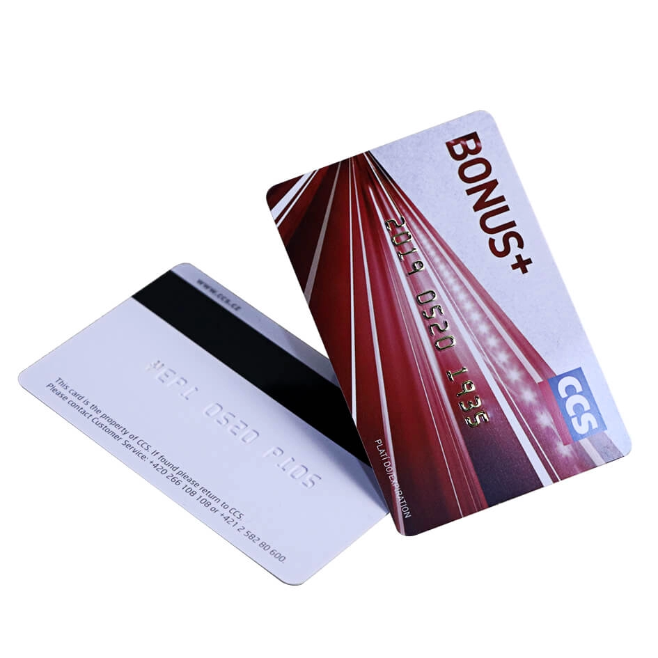 13.56Mhz RFID Ntag215 Chip PVC Magnetic Stripe Membership Cards