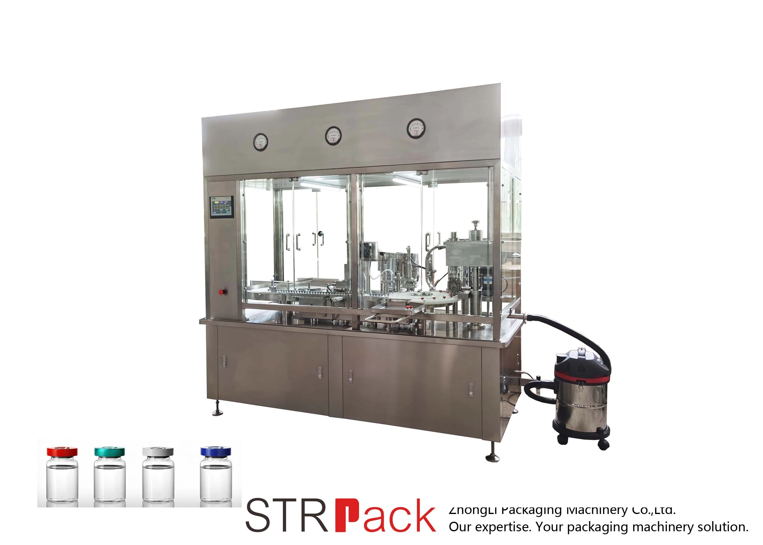 Vial Filling and Crimping Machine