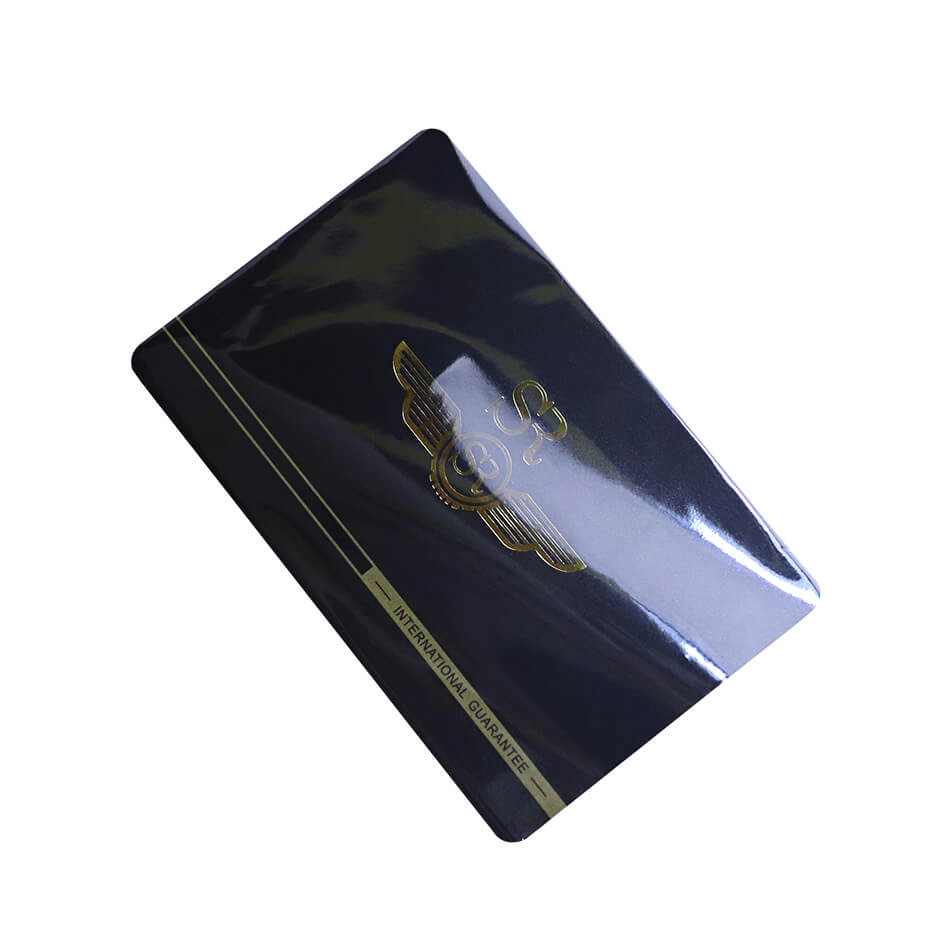 PVC Matte Finish Offset Printing Membership Cards With Gold Foil