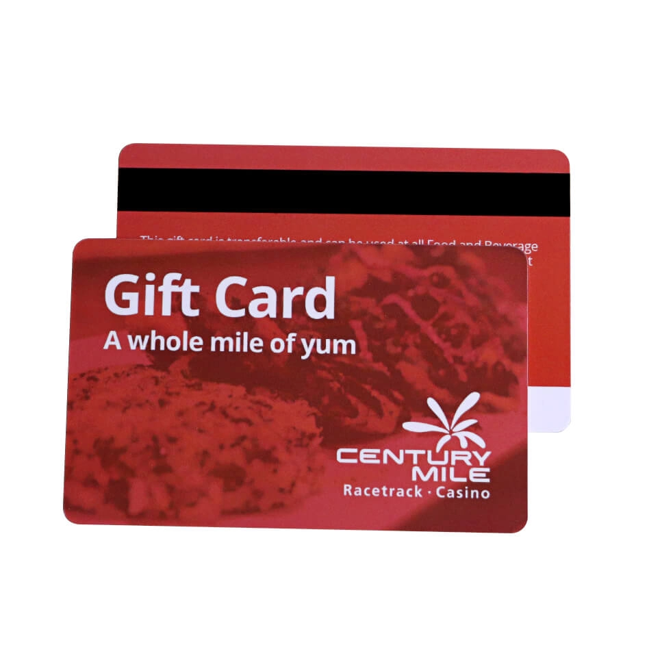 PVC Credit Card Size CMYK Offset Printing Gift Cards