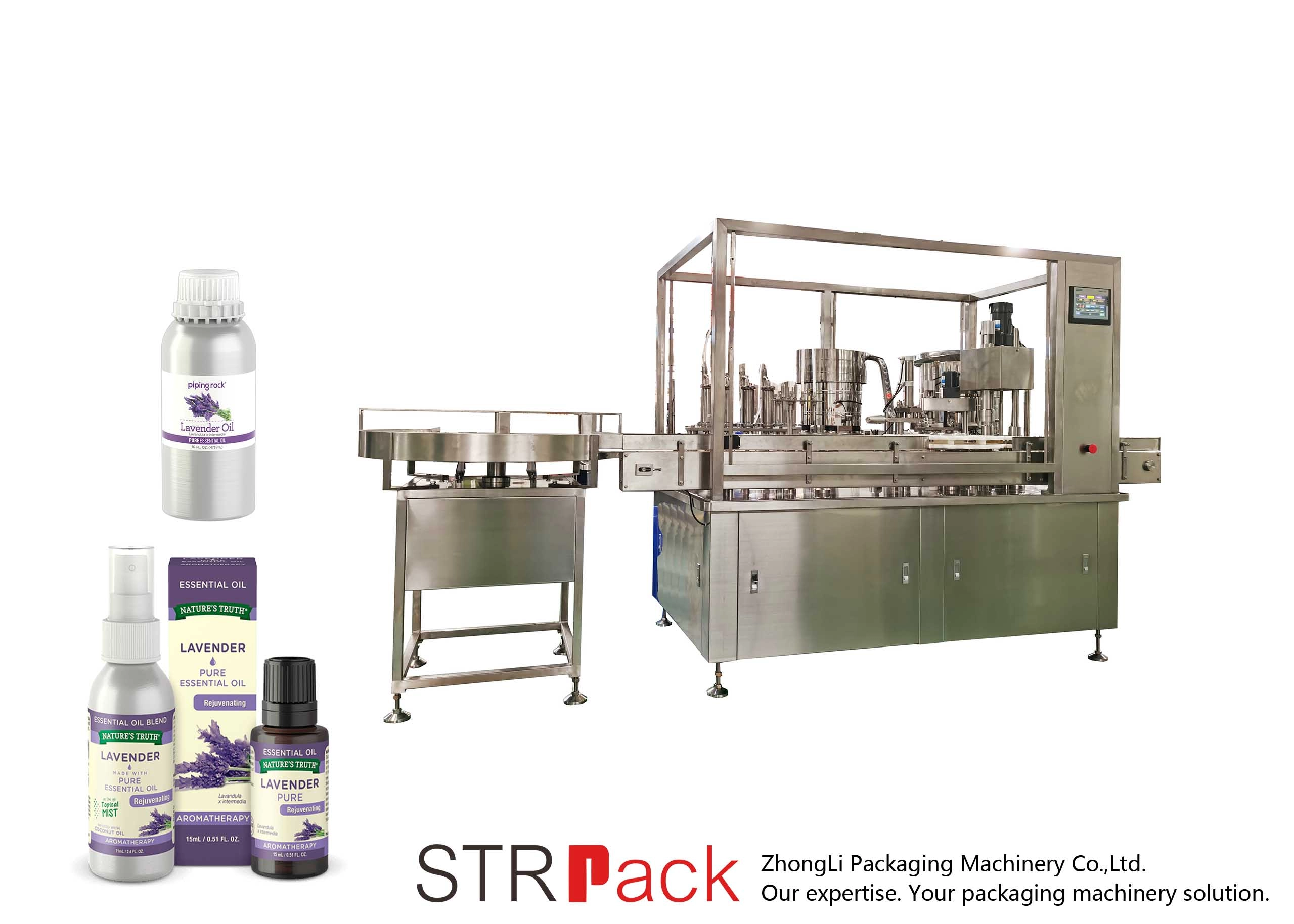 Oil & Liquid Syrup Filling and Capping Machine
