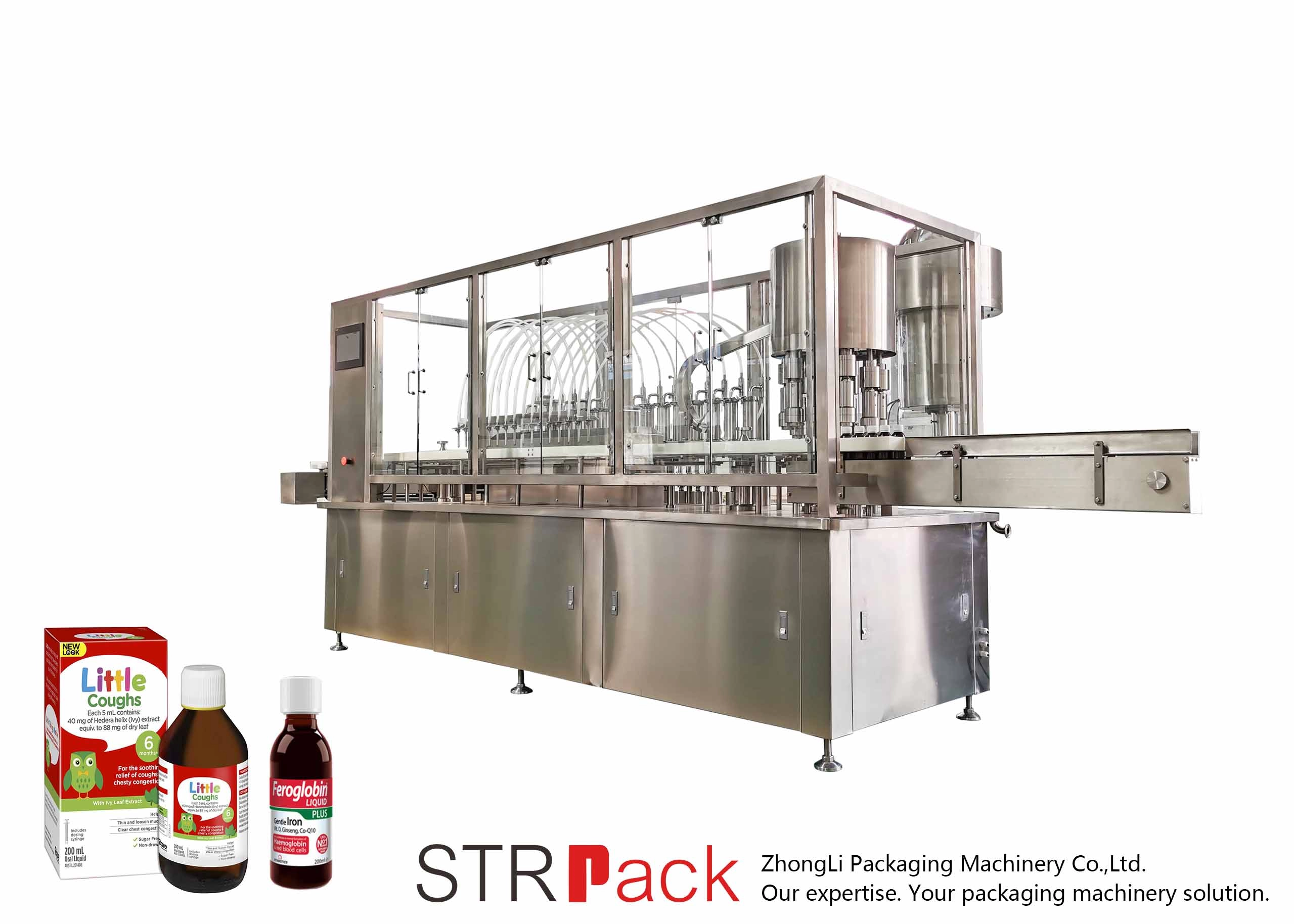 High Speed Syrup Filling and Capping Machine
