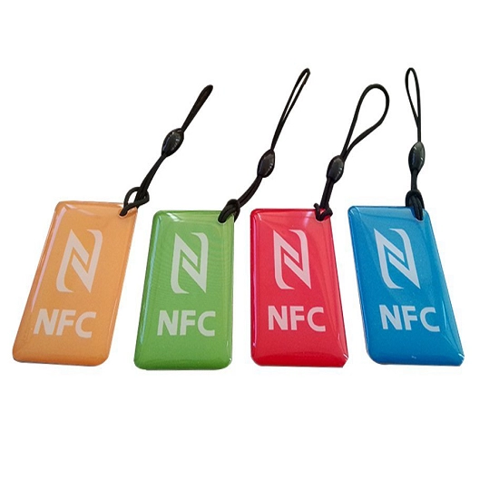 NFC Shaped Epoxy Crystal Tag