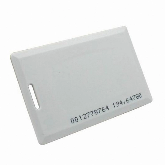 RFID T5577 chip 125Khz ID Clamshell Thick Card For Access Control
