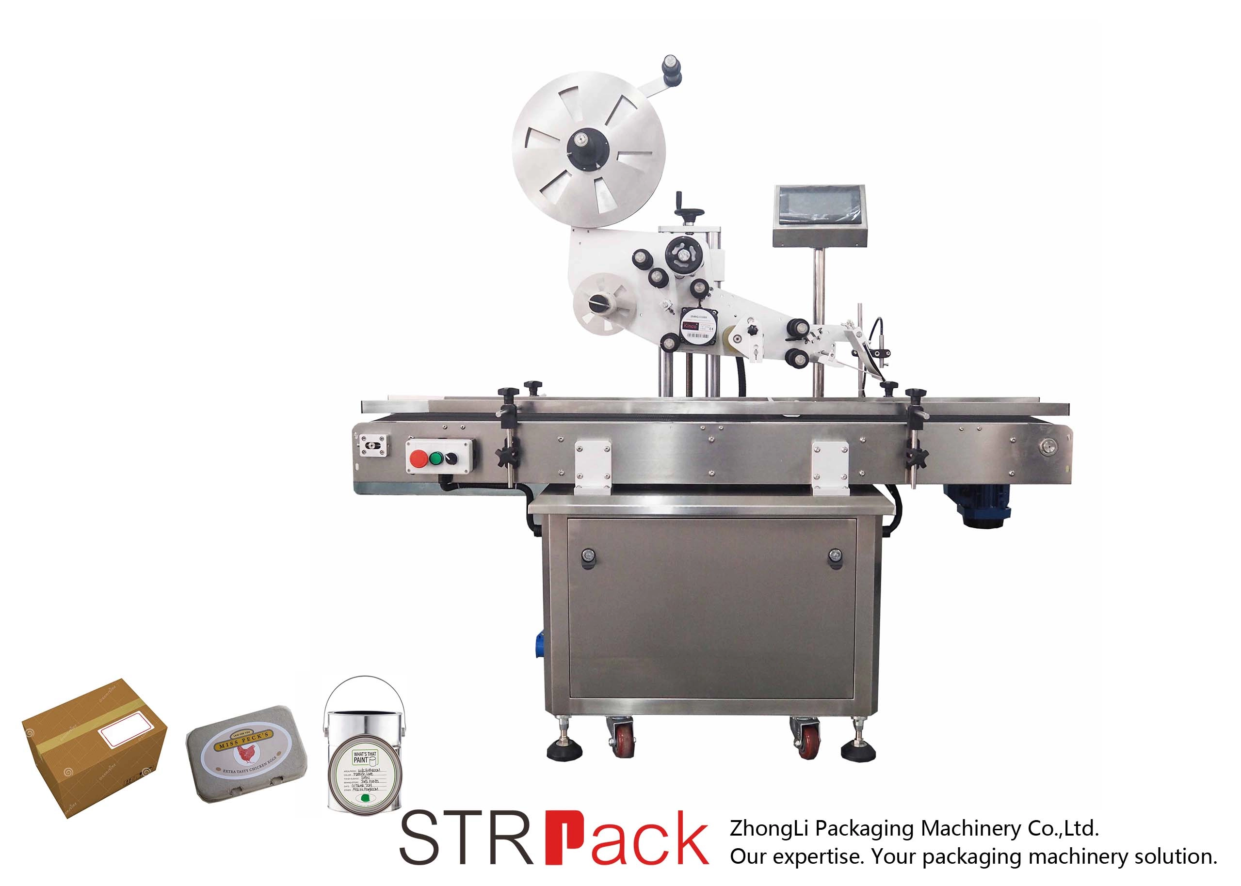 Automatic Top surface  Labeling Machine