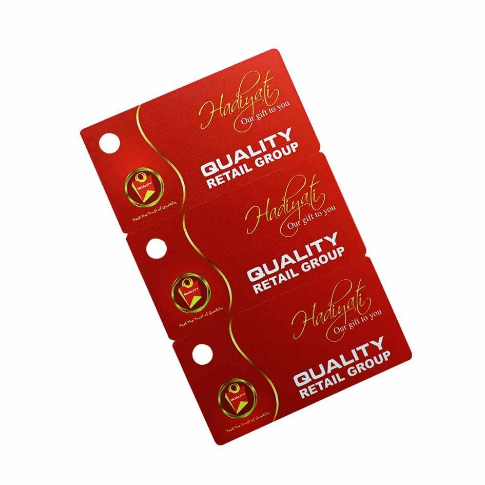 Printable CR80 30Mil 3Up Pre-Punched Key Tag PVC Cards For Promotion