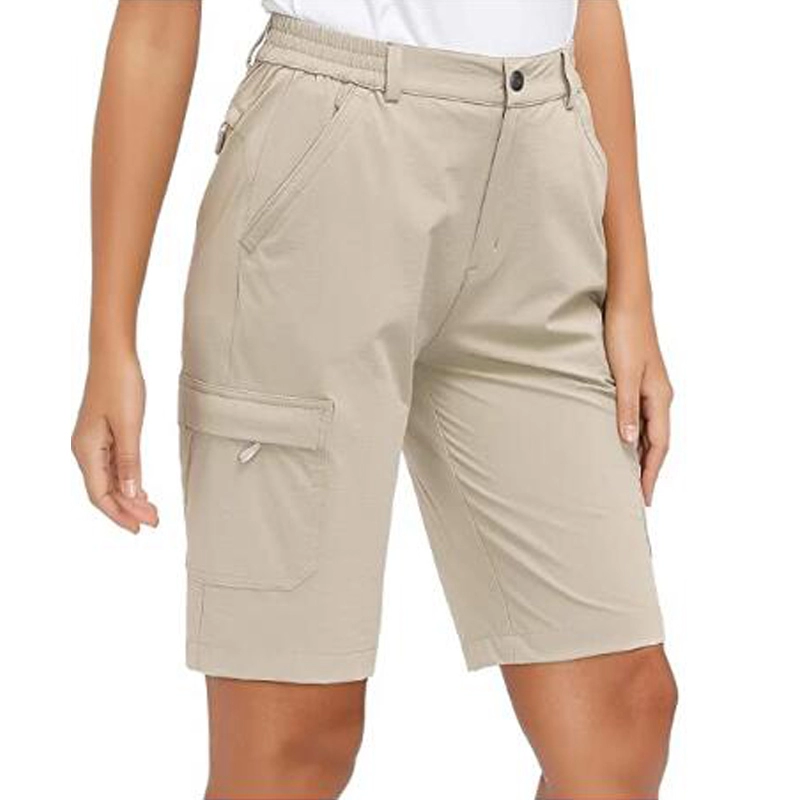 Women's Lightweight Hiking Shorts Quick Dry Cargo Shorts Summer Travel Fishing Golf Shorts Outdoor Water Resistant