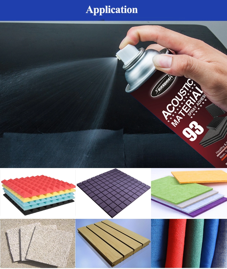 Sprayidea 93 Factory price Chinese manufacturer acoustic insulation foam spray adhesive