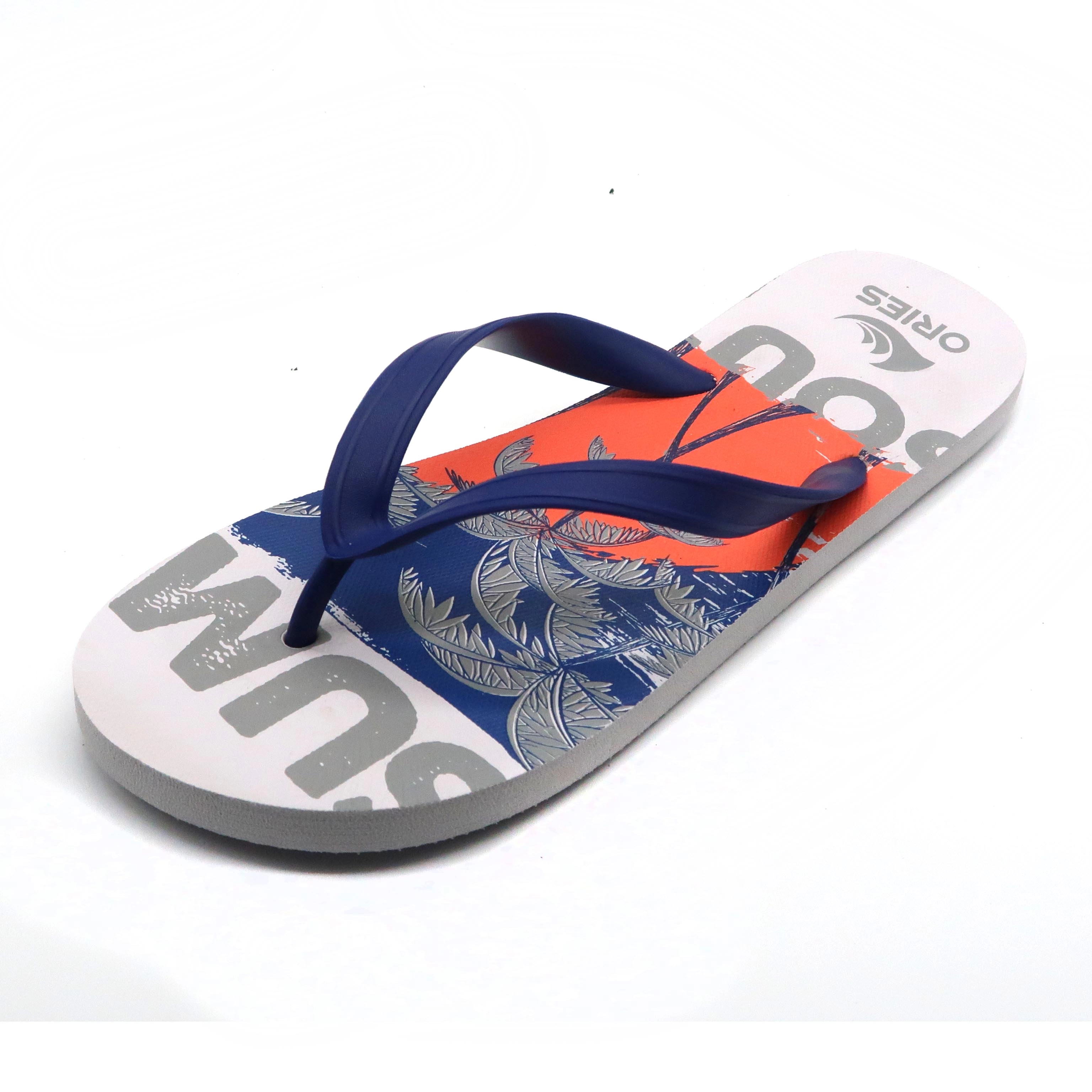 Comfortable groove strap male Flip Flops Slippers