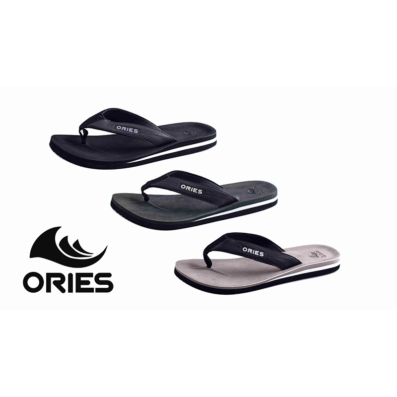 ODM green material comfortable leather men flip flops slippers outdoor sandals