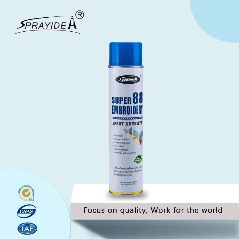 Best temporary embroidery spray glue for fabric