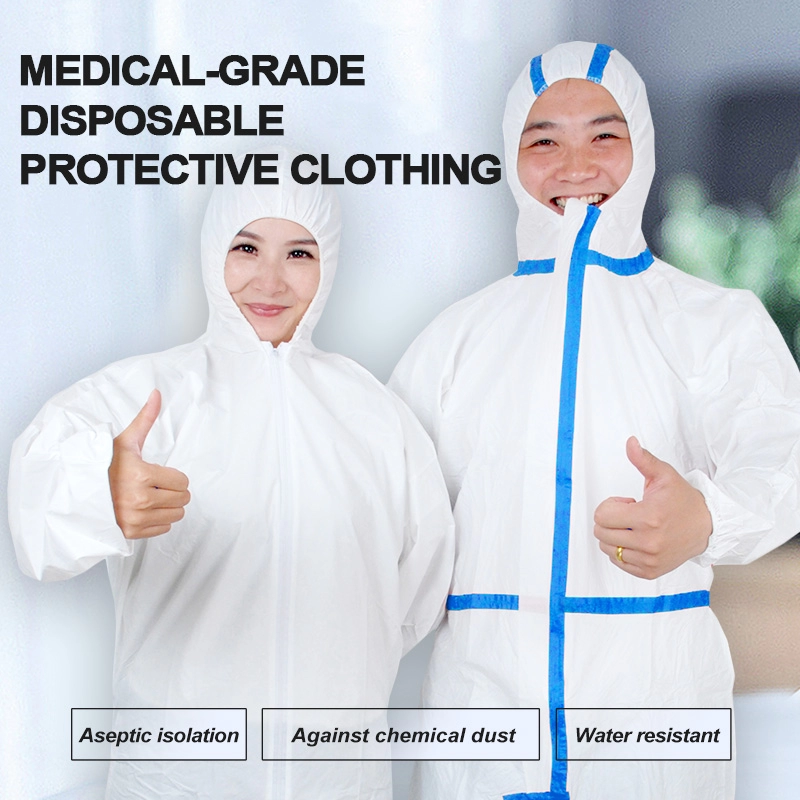 Wholesale Medical disposable suit microporous coverall isolation suit protection