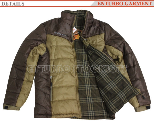 Men's padded winter jacket