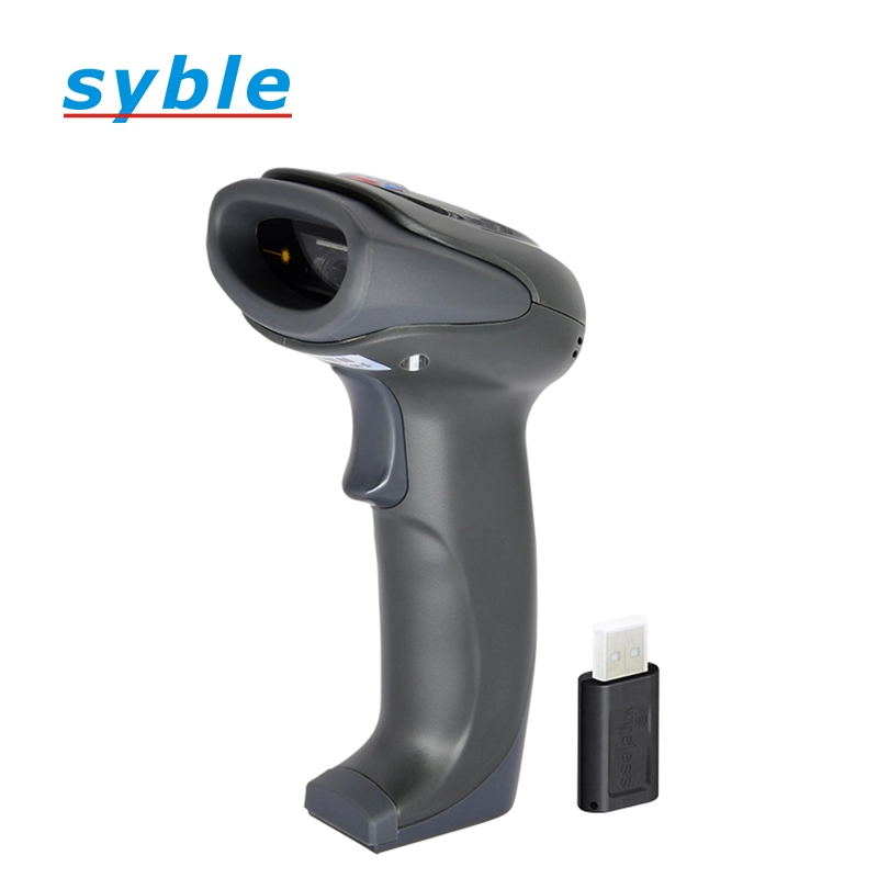 Long Range QR Code Reader USB Bluetooth 2D Wireless Cordless Barcode Scanner  with USB Receiver