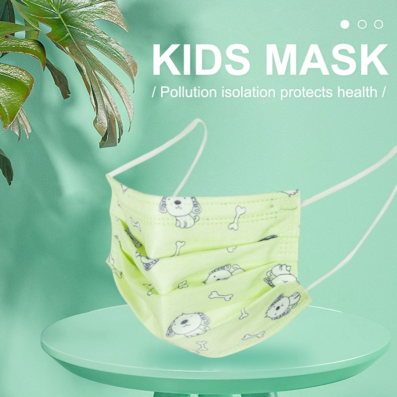 Kids Disposable Customized 3ply Nonwoven face mask