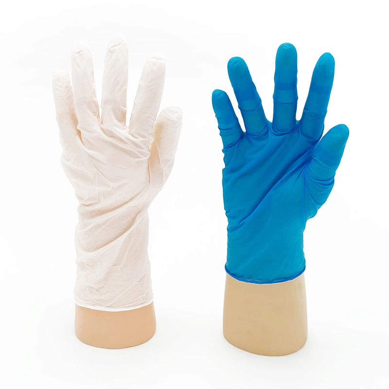 Disposable nitrile glove powder free