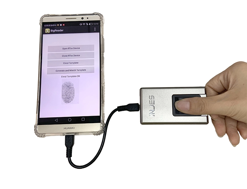 FAP20 USB Fingerprint Scanner System with Linux PHP APK Code for Office Application