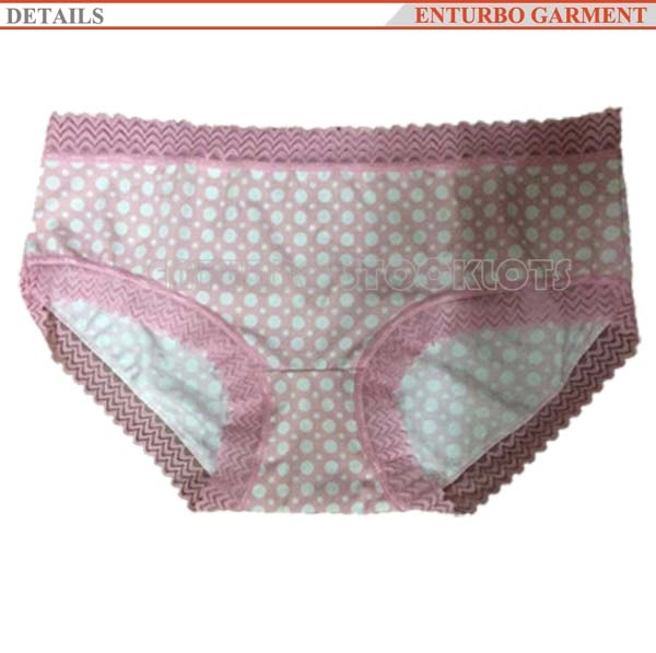 Ladies Colorful Printing Lace underwear