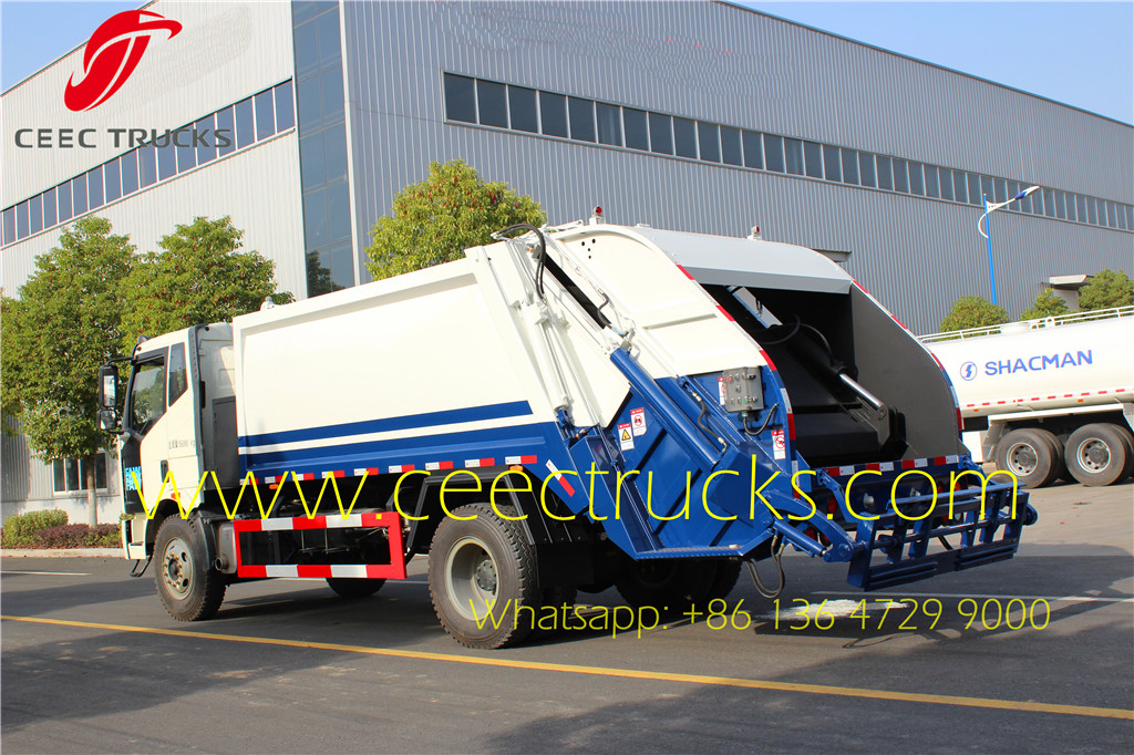 FAW 10-12 CBM garbage compactor trucks producer
