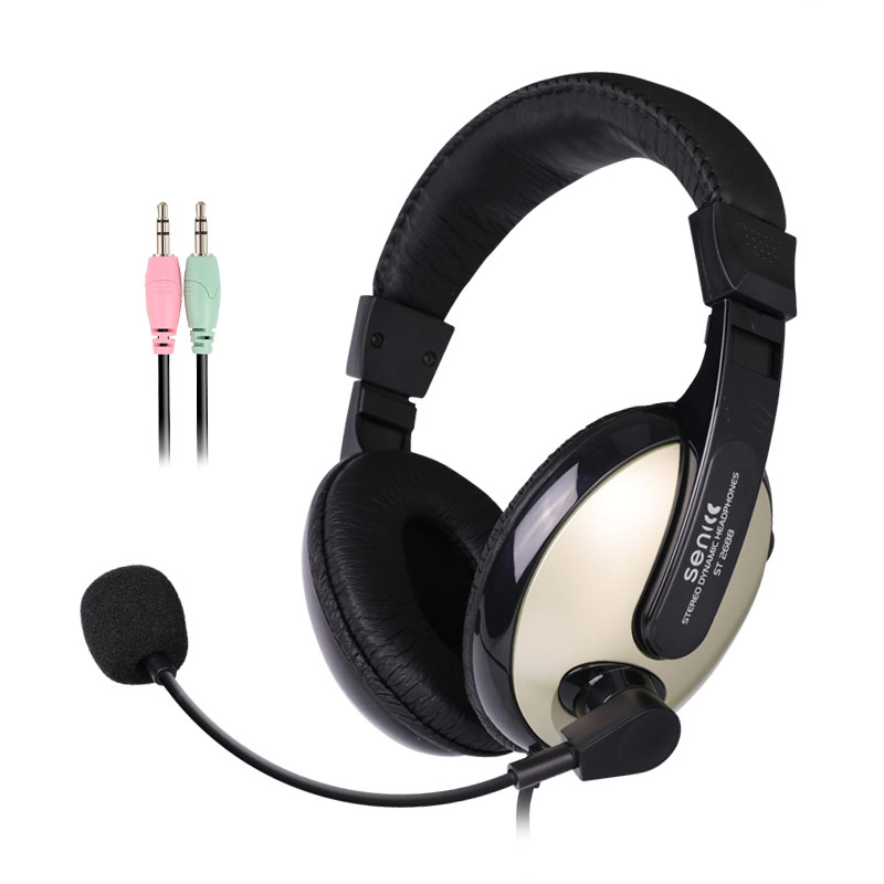 SENICC ST-2688 stereo headset pc radio office wholesale earphones