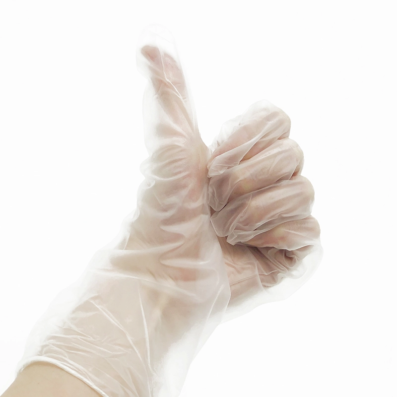Manufacturer Kitchen Household Clean Food Grade Vinyl Gloves Powder Free PVC Gloves Safety gloves
