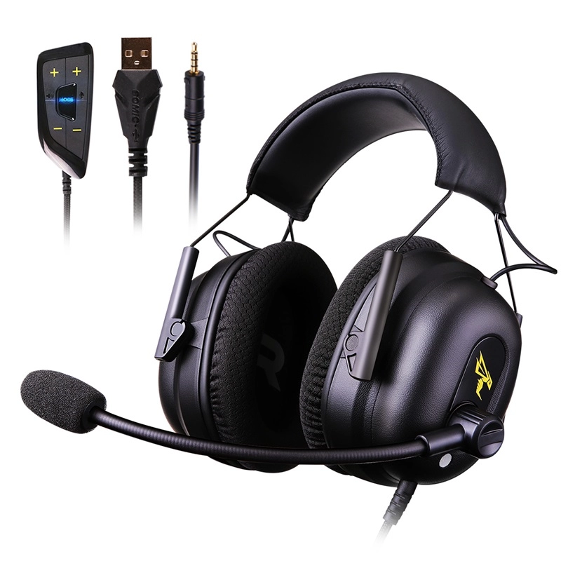 Somic G936N Driver Free 7.1 Surround Sound 3.5mm USB Compatible Gaming Headset for Playstation 5/4 Computer