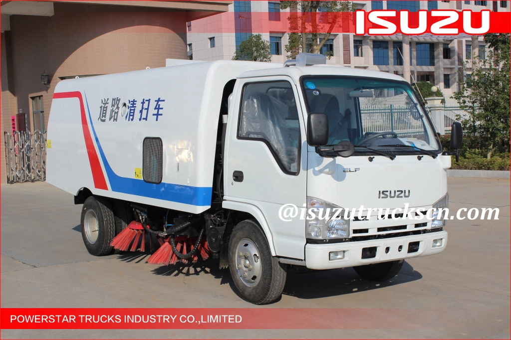 Brand new ISUZU NKR 3cbm-5cbm Isuzu Road Sweeping Vehicle