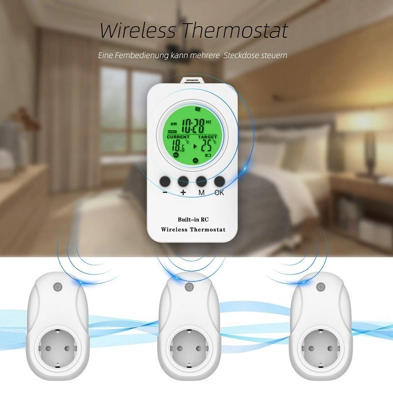 2.4G Digital Wireless Remote Control Thermostat