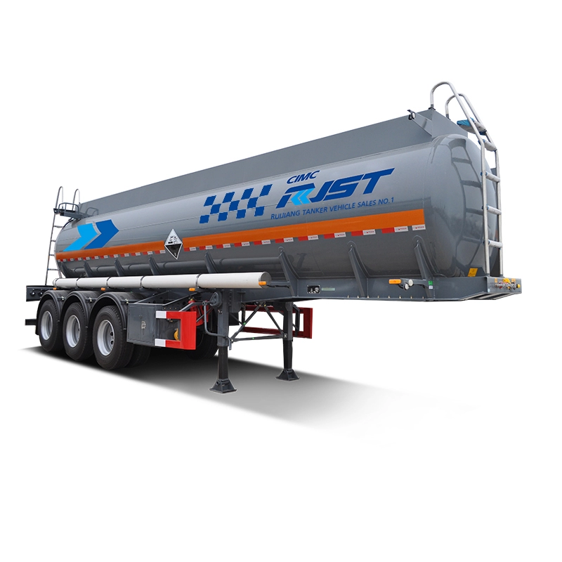 Circle Carbon steel tank semi-trailer - CIMC RJST Liquid truck