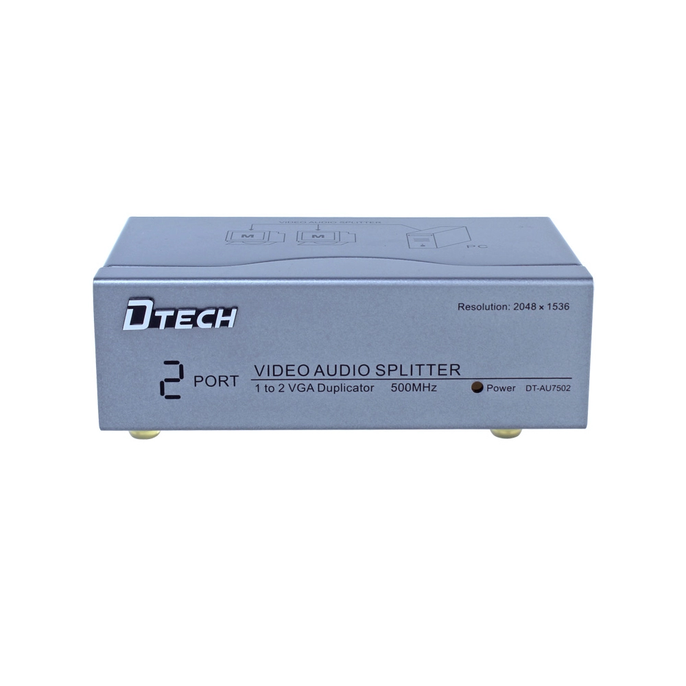 DT-AU7502 1 TO 2 500MHZ VGA AUDIO SPLITTER