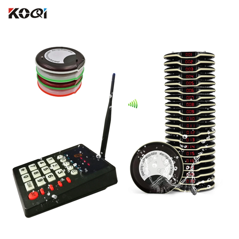 waterproof pager wireless calling system restaurant equipment