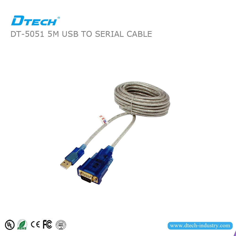 DTECH DT-5051 USB 2.0 to RS232 cable FTDI chip