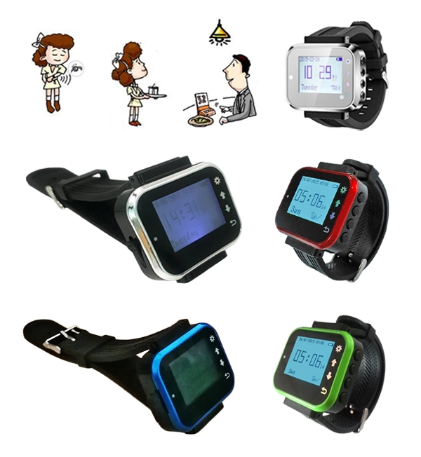 Wireless calling system watch pager for restaurant call waiter Ycall