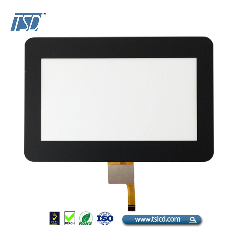 AR ,AG,AF OCA Bonding Capacitive Touch panel with cover lens for 7inch TFT lcd module