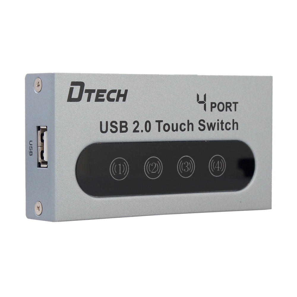 DTECH DT-8341 USB manual sharing printing switcher 4 ports