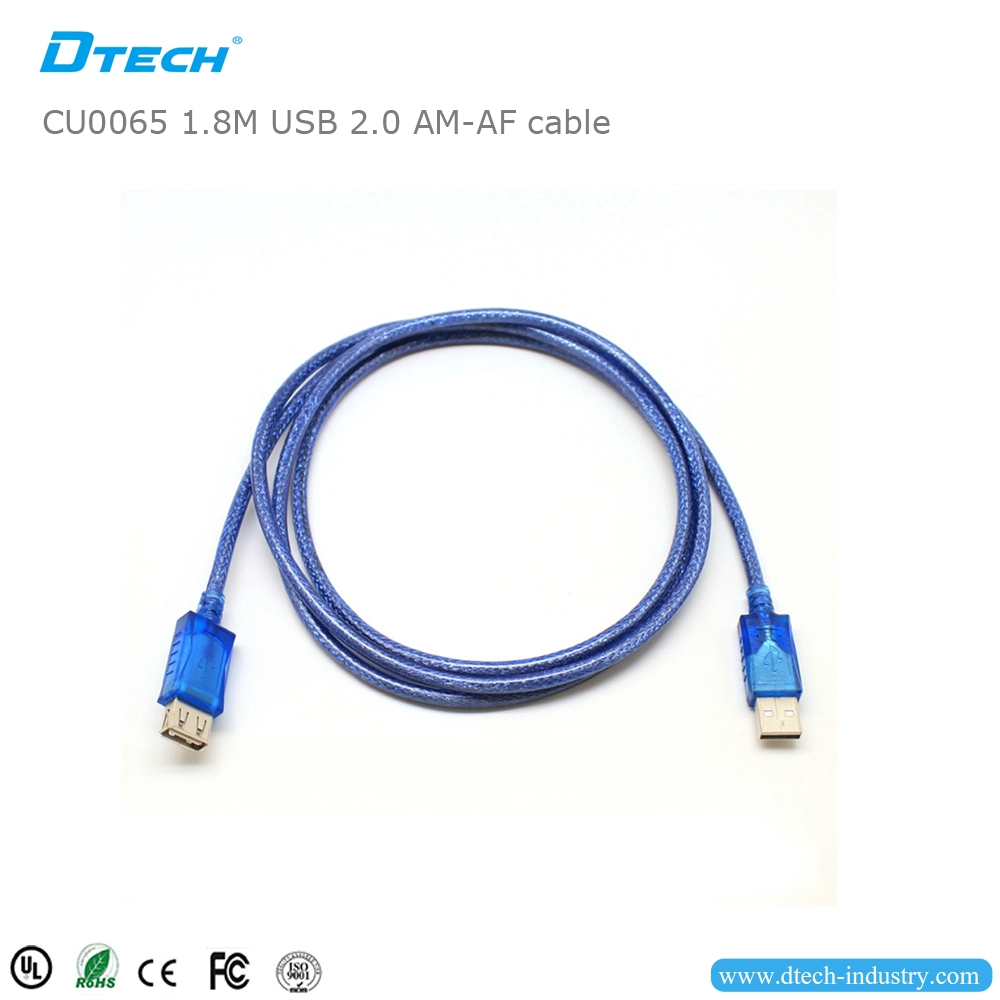 DTECH CU0065 1.8M USB2.0  AM-AF cable
