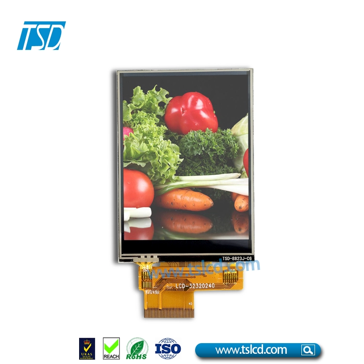 3.2inch 240x320 TFT LCD module with ZIF FPC connector with RTP