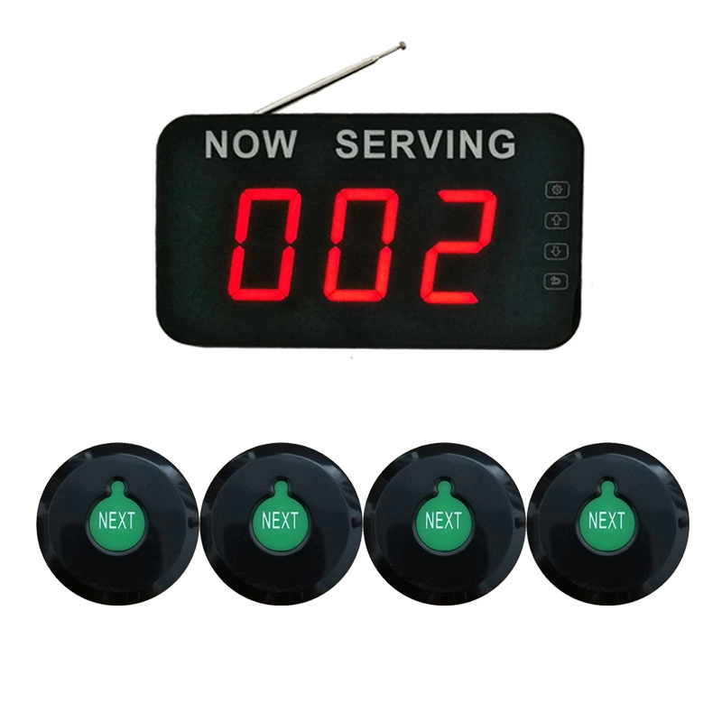 queue call system display number counter system Simple button