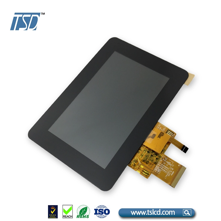 High brightness 5.0 inch TFT LCD module 800*480 dots with CTP