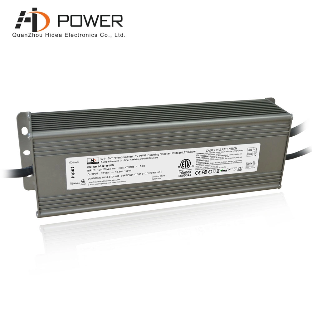 dimmable led drivers 12v waterproof led power supply 150w