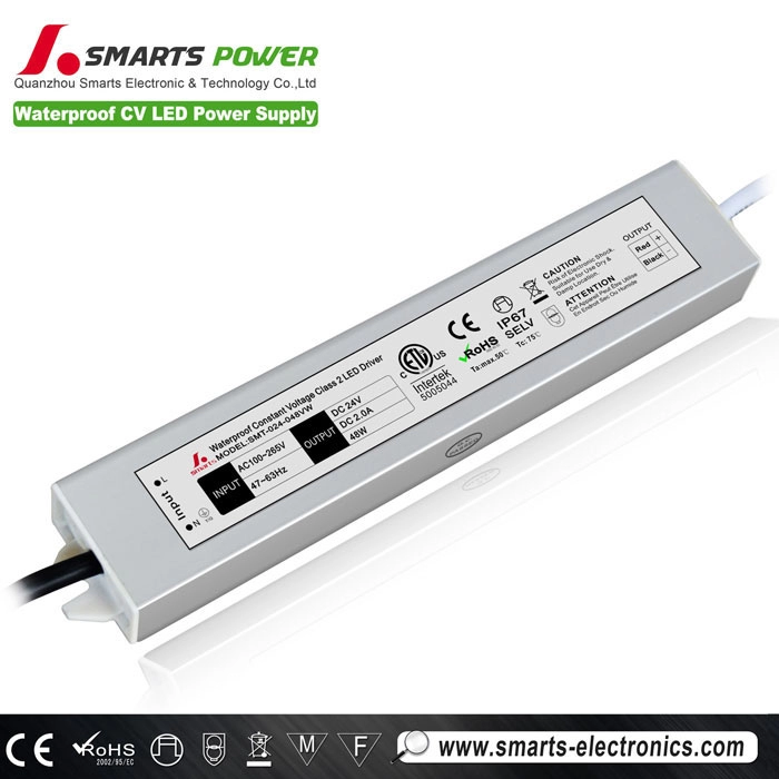 AC to DC 24V 48W Constant voltage LED power supply