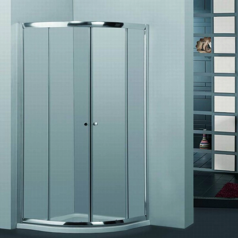 1/4 quadrant sliding shower doors