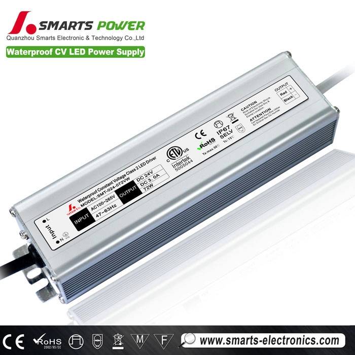 AC to DC 24V 72W Constant voltage LED power supply